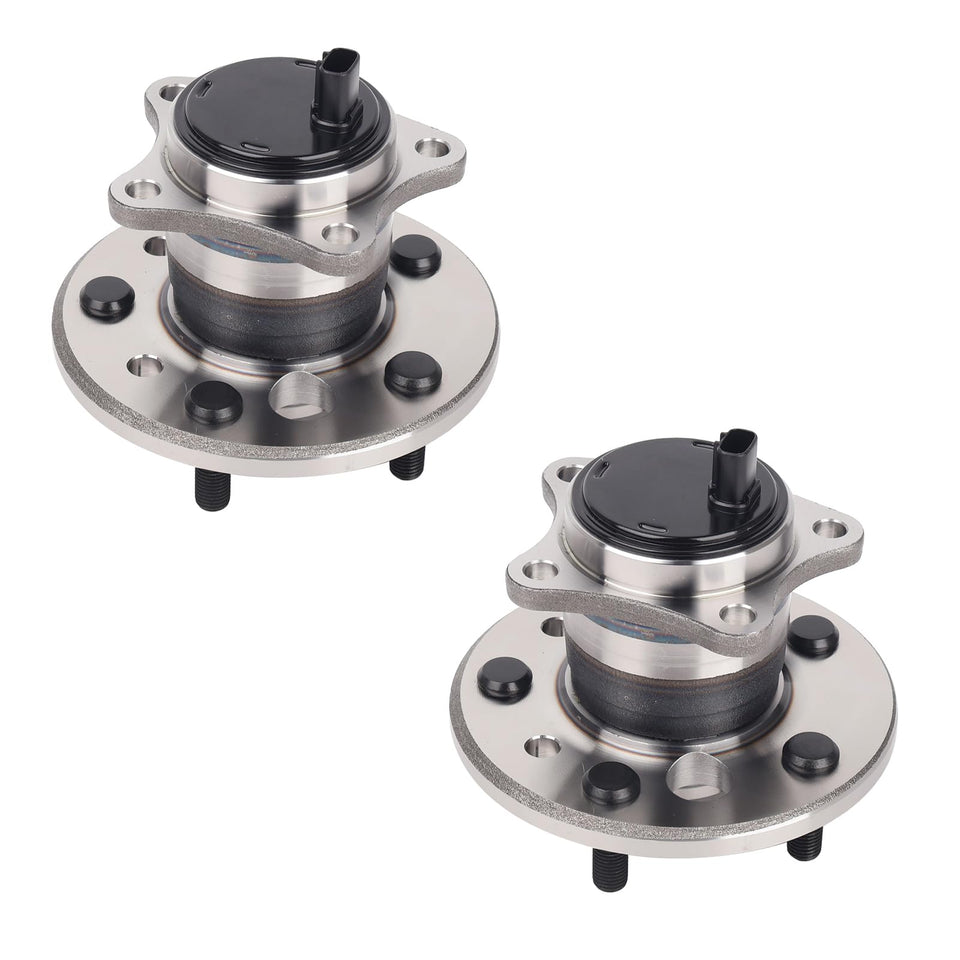 MACEL rear hub assembly front view showing flange and wheel studs for accurate replacement
