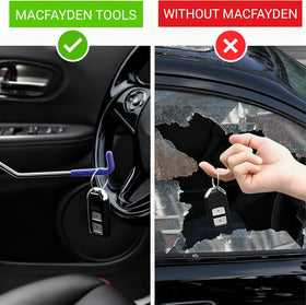 MacFayden tools in use during a repair demonstrating practical performance