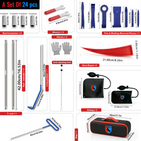 MacFayden tools spread out to display variety and ready-to-use utility