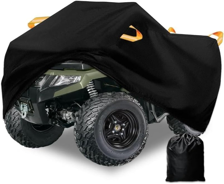 Macosy cover front view showing full ATV coverage and protection