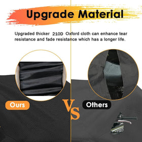 Macosy cover reflective handle visible at night for easy removal