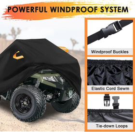 Macosy cover folded in storage pouch for compact transport