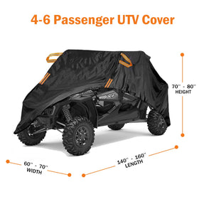 Macosy cover size comparison with person to show scale and fit benefit