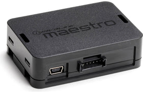 MAESTRO close-up label with model and port markings for clear identification benefit