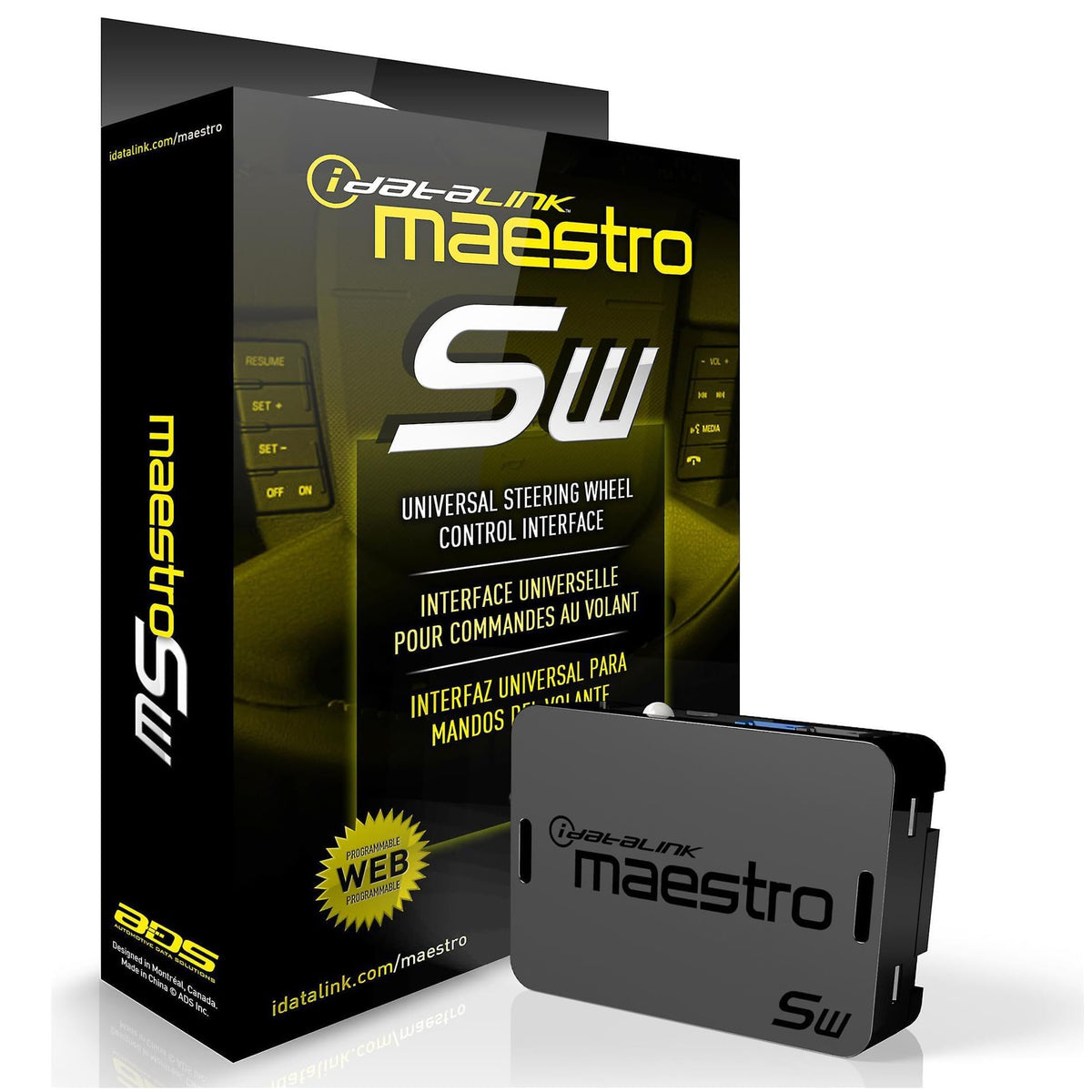 MAESTRO ADS-MSW front module showing compact interface and easy mounting benefit