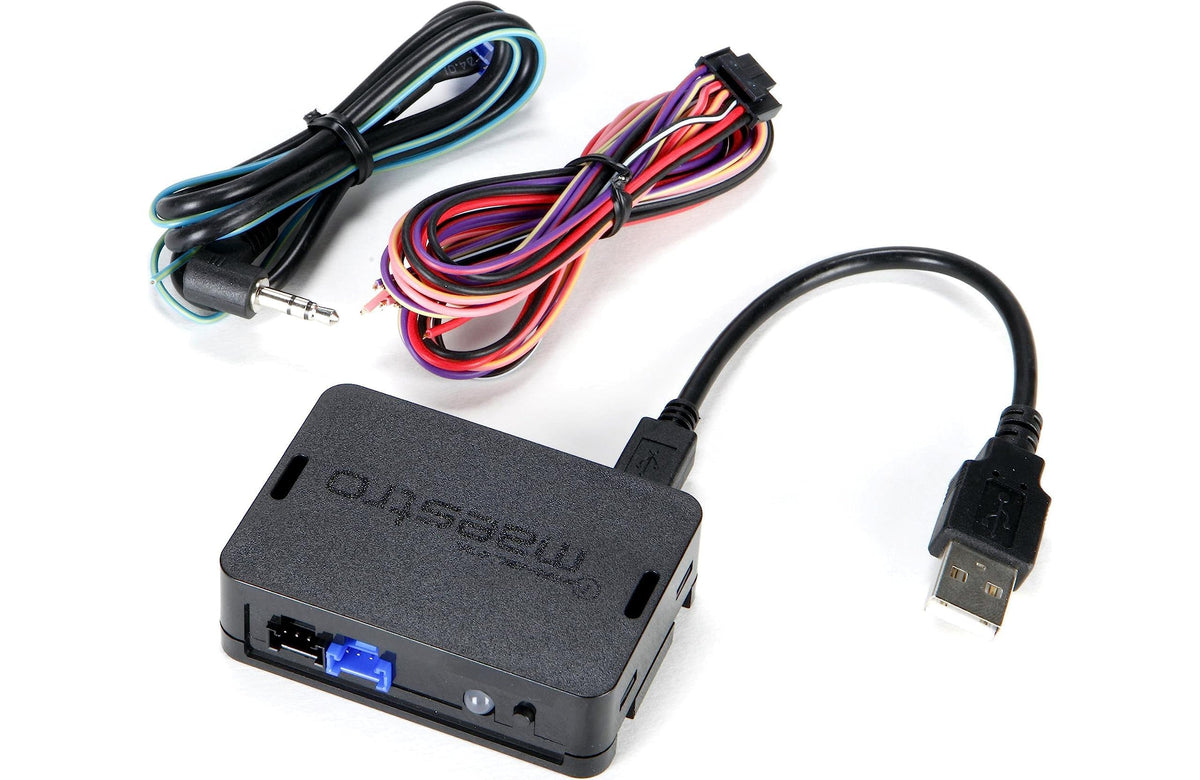 MAESTRO wiring harness spread showing color-coded wires for straightforward installation
