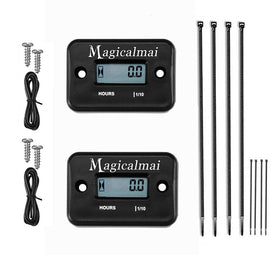 Magicalmai included screws and adhesive strips for quick, flexible mounting options