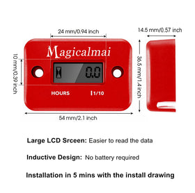 Magicalmai size comparison with coin showing small footprint benefit