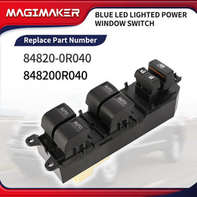 Magimaker switch blue LED illumination in dark for easier nighttime control and visibility
