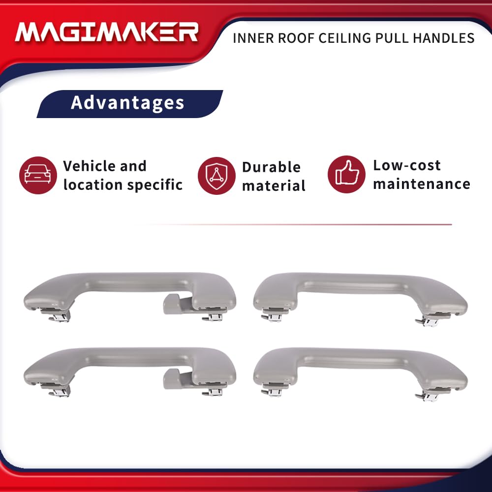 Magimaker handle fitted over rear seat roof improving passenger comfort