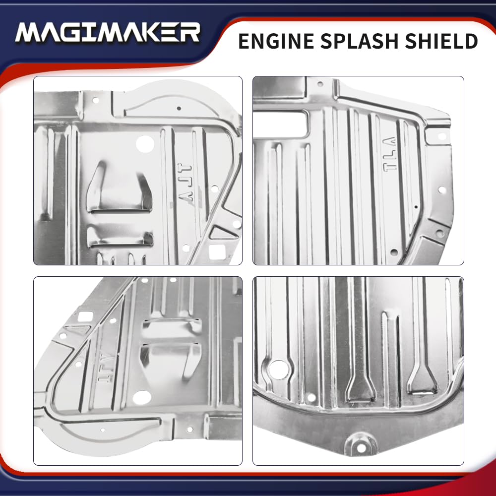 Magimaker lifestyle shot under CR‑V on road illustrating debris protection benefit