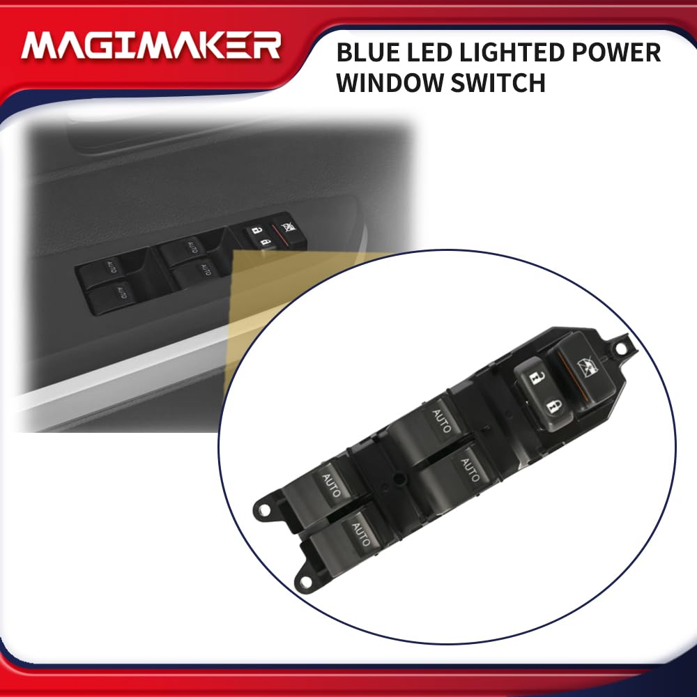 Magimaker packaging and contents showing included left driver-side switch and protected shipping