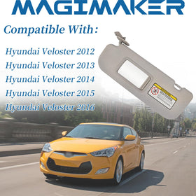 Magimaker visor mirror close-up showing clear reflection and convenience