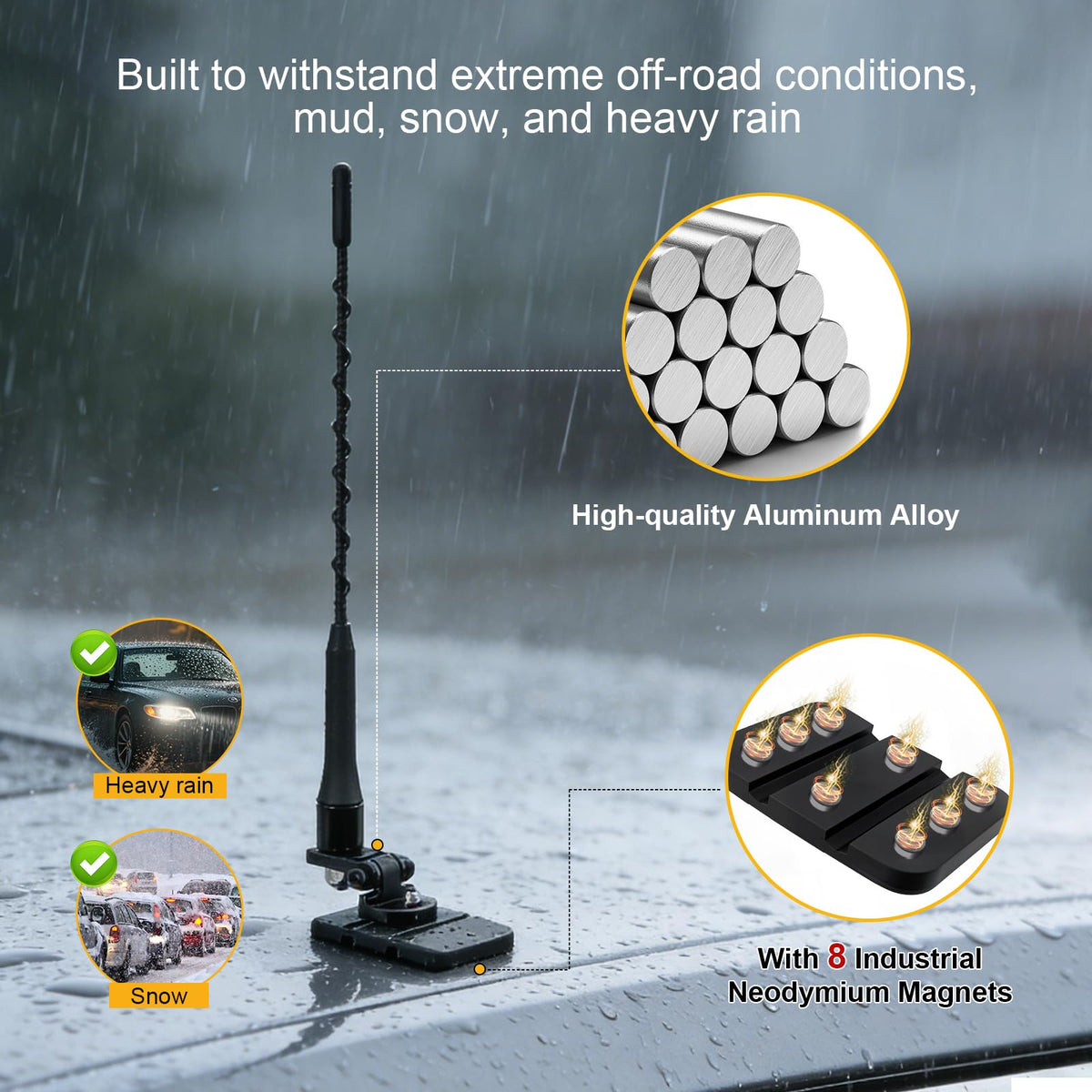 MagitcSee detailed shot of aluminum alloy body highlighting corrosion resistance