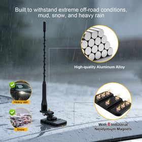 MagitcSee detailed shot of aluminum alloy body highlighting corrosion resistance
