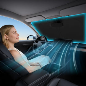 Magnelex in parking lot demonstrating cooler interior and UV protection