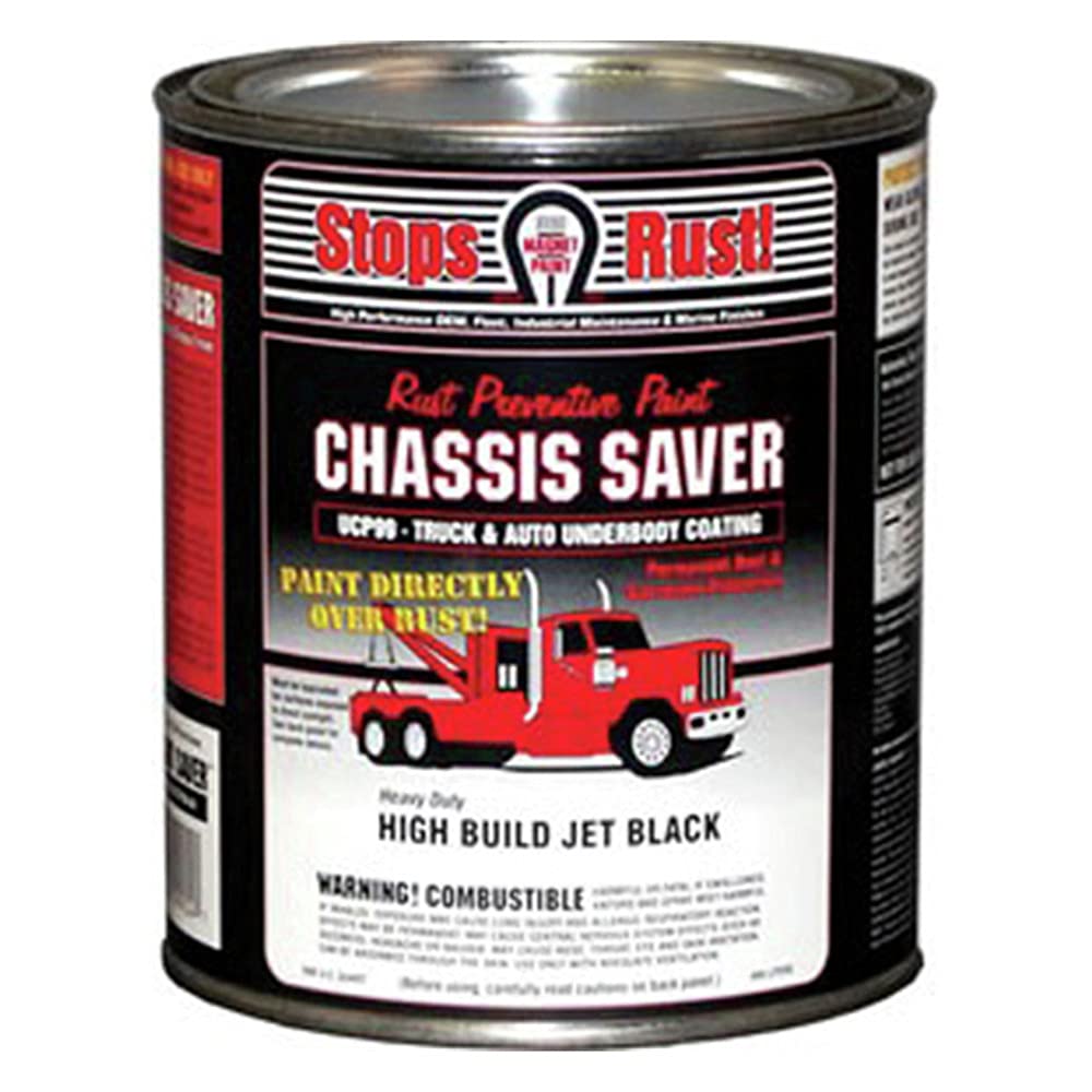 Magnetic Paint quart front label showing gloss black chassis protective finish