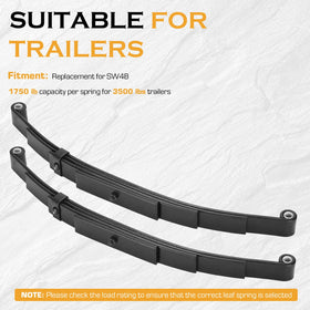 Magorfas spring installed on axle demonstrating correct fitment and stability