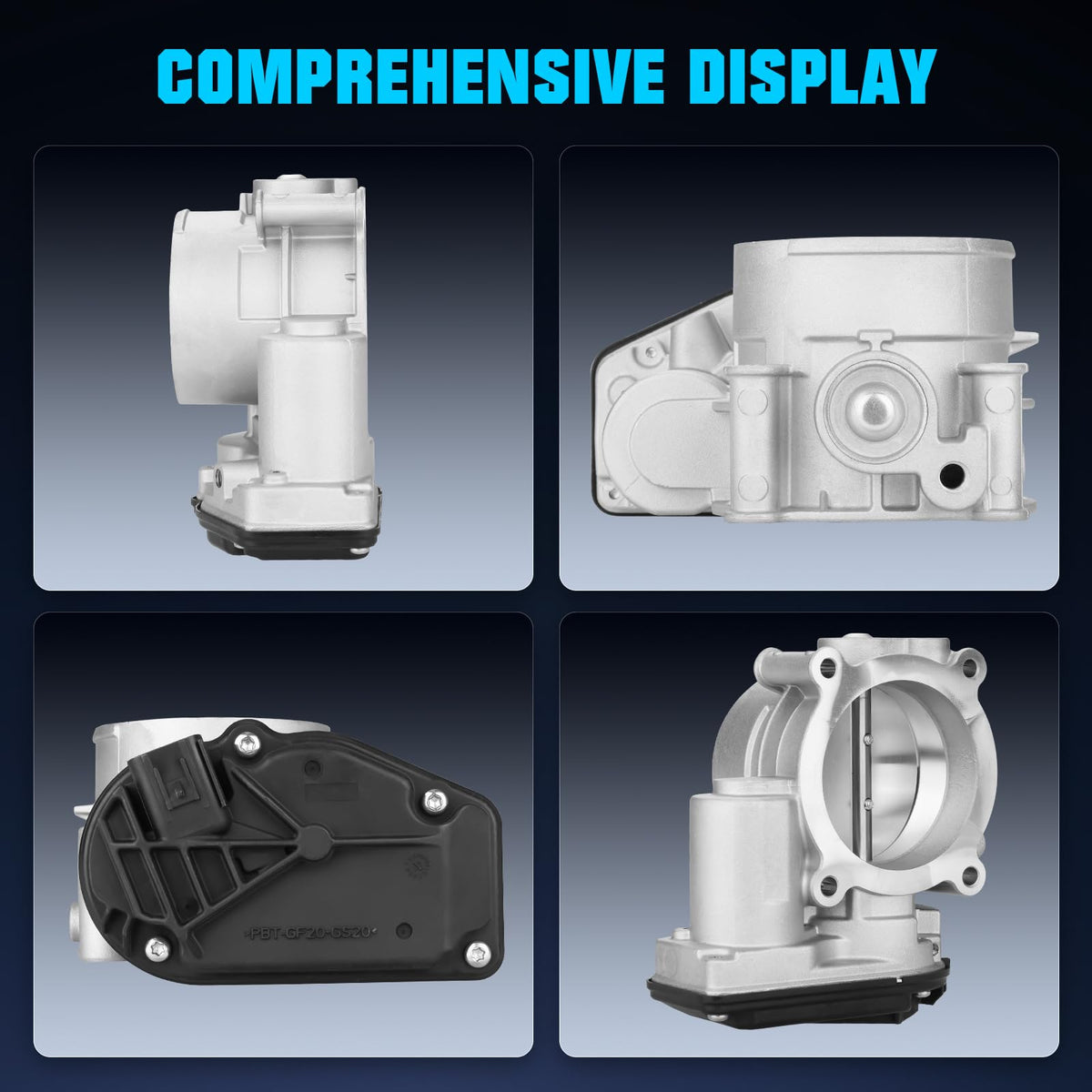 Magorfas throttle body packaging and part label showing OEM replacement identification