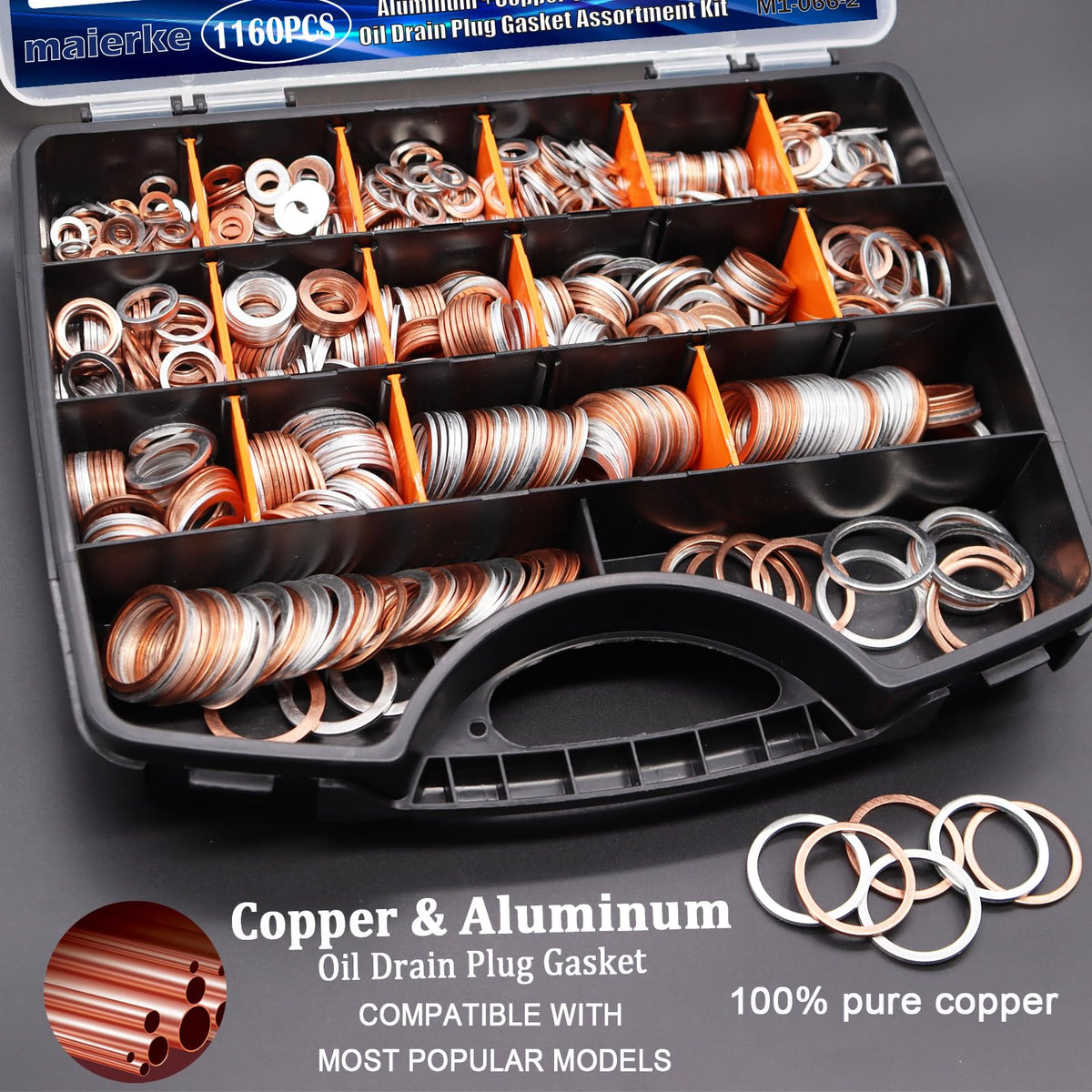 maierke aluminum washers close-up highlighting corrosion resistance and light weight