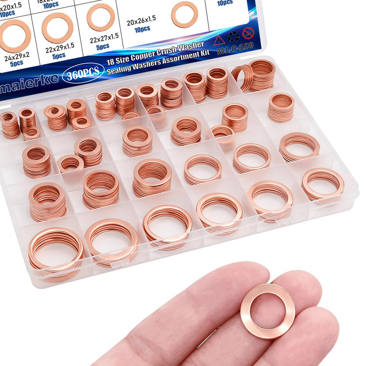 maierke front packaging box showing organized labeled compartments for quick access