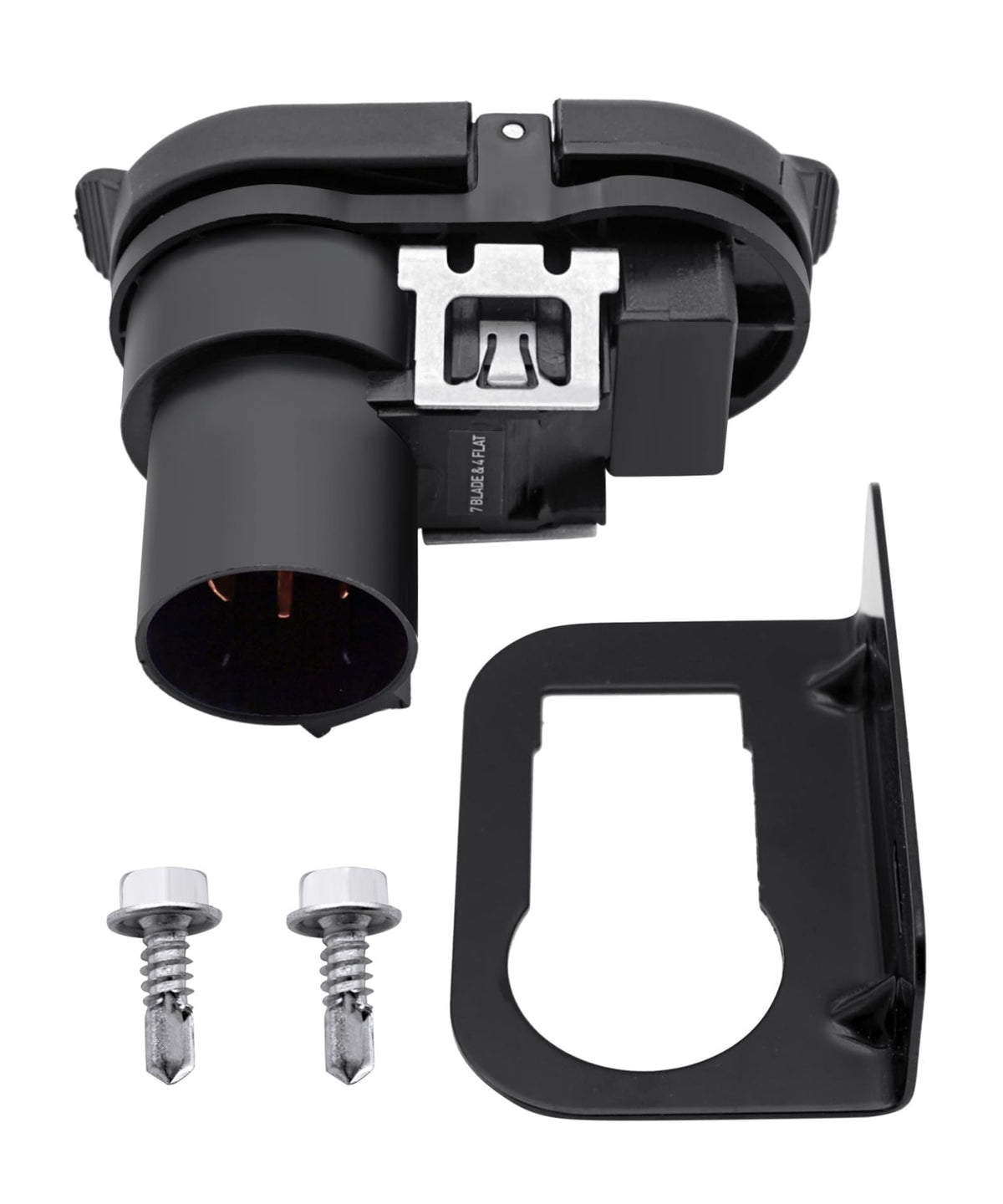 Maigoo front connector view showing secure seven-way fit and restored tow functions