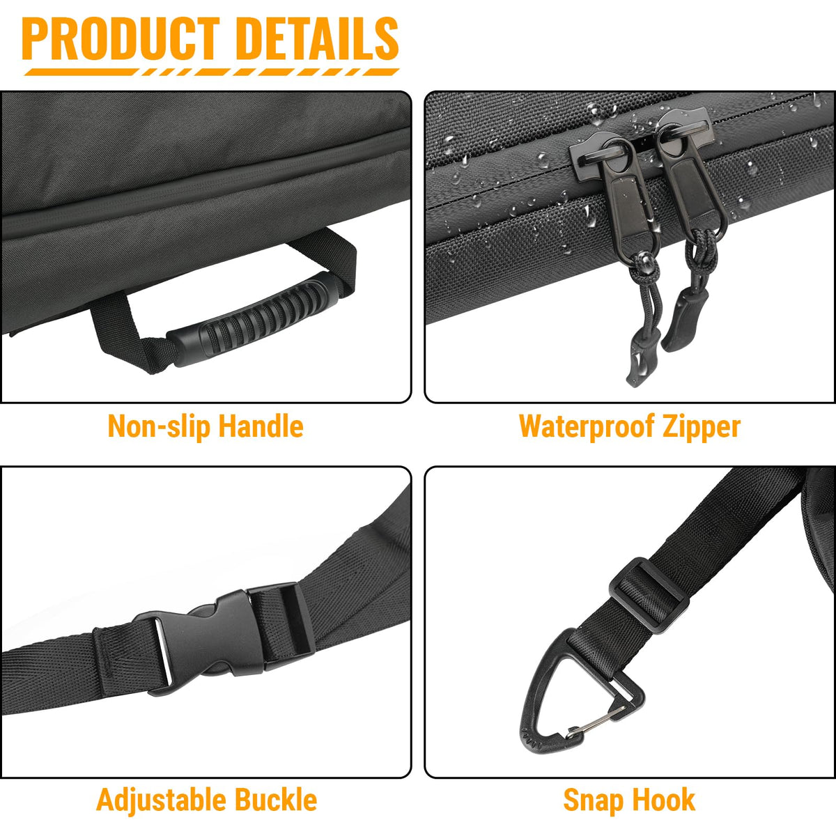 MAIKER OFF ROAD lifestyle shot outdoors showing protected panels on trail