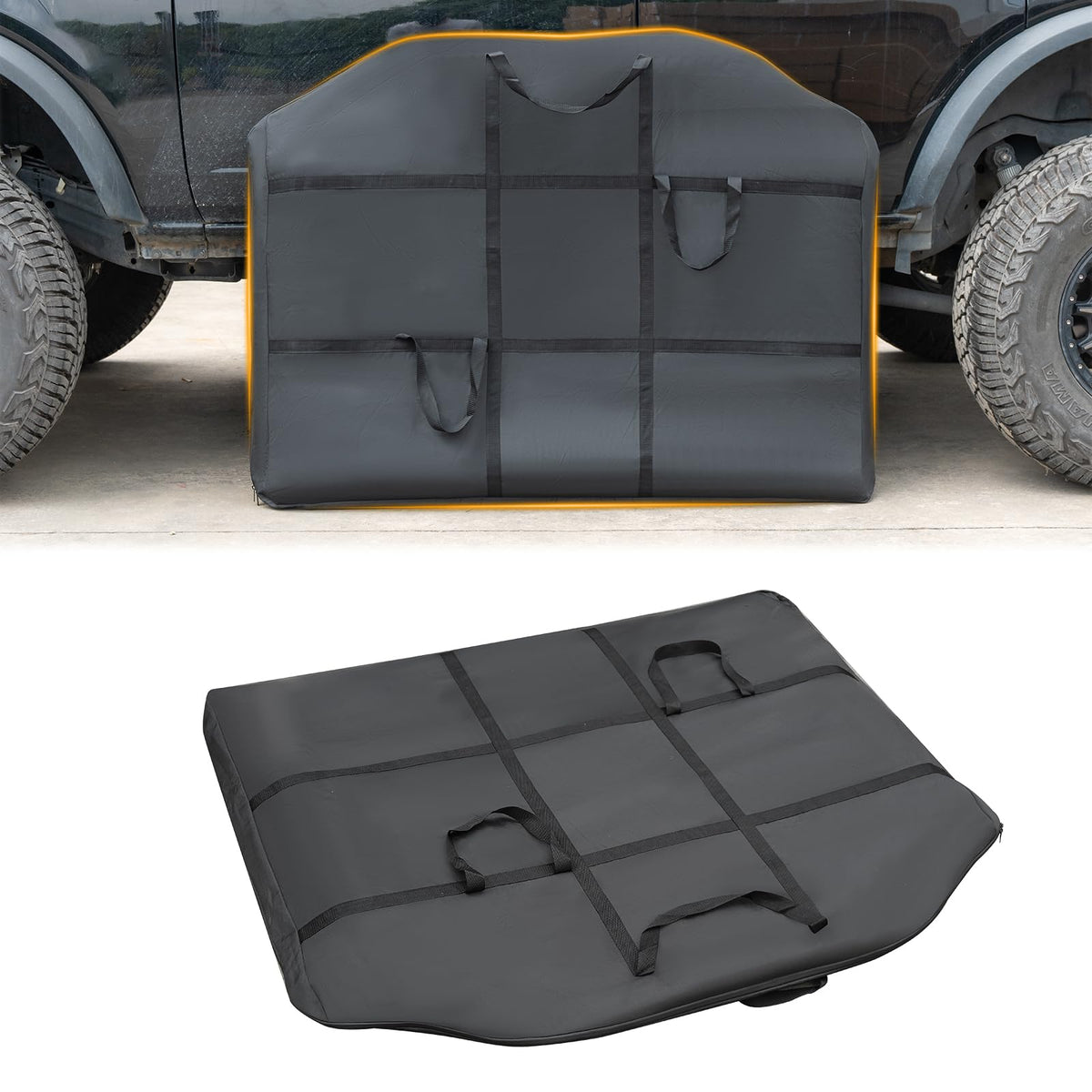 MAIKER OFF ROAD front view of storage bag protecting freedom panels for safe transport