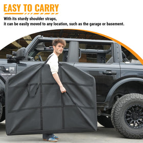 MAIKER OFF ROAD reinforced ergonomic handle detail for comfortable carrying and control