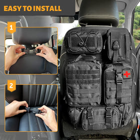 MAIKER OFF ROAD installed in SUV backseat for secure hands-free storage benefit