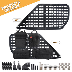 MAIKER close-up of MOLLE webbing showing attachment versatility