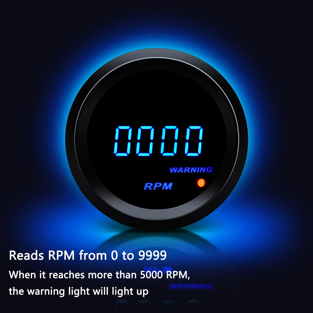 MAIMEIMI LED close-up revealing bright blue illumination for night clarity