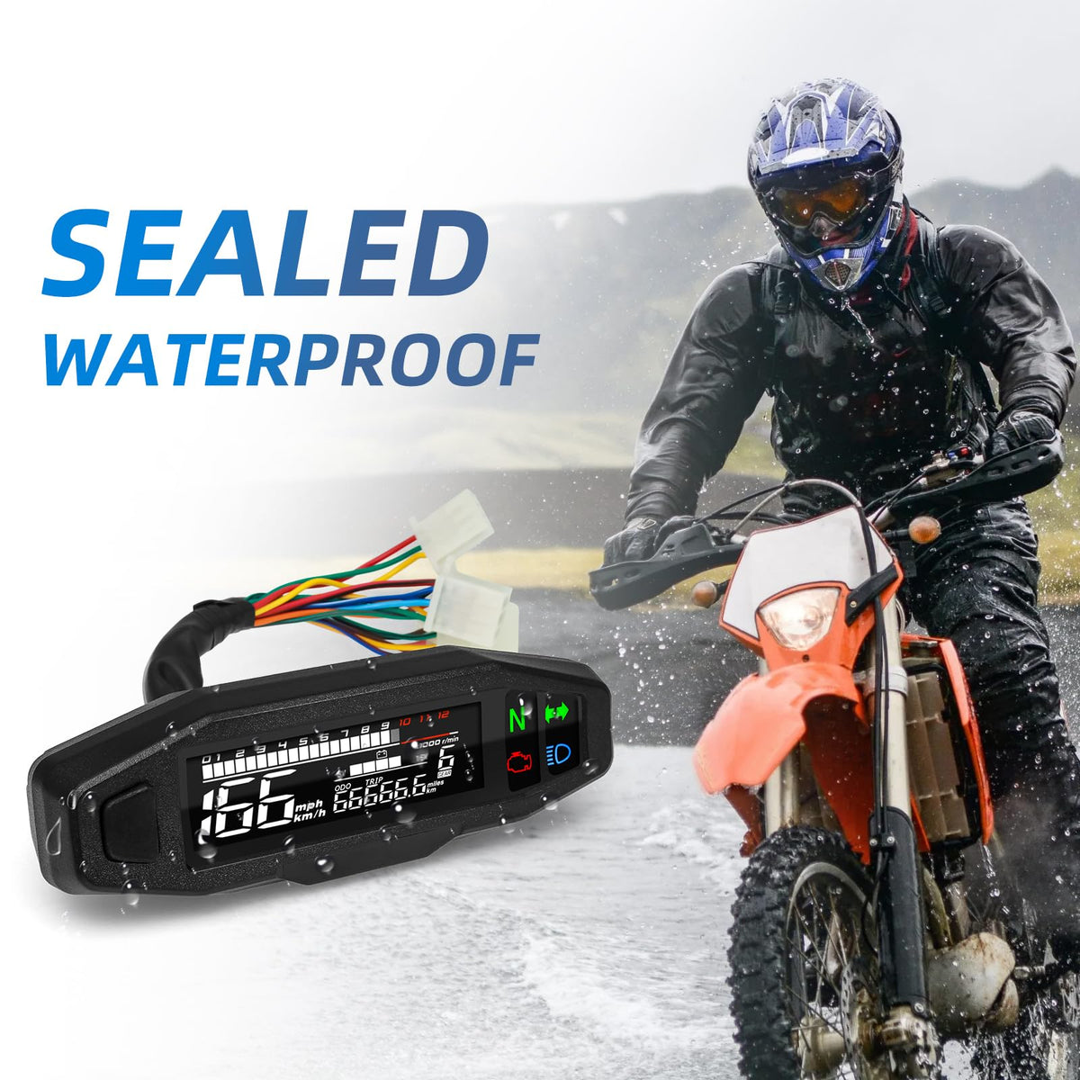 MAIMEIMI side profile of ABS casing highlighting durable, water-resistant construction