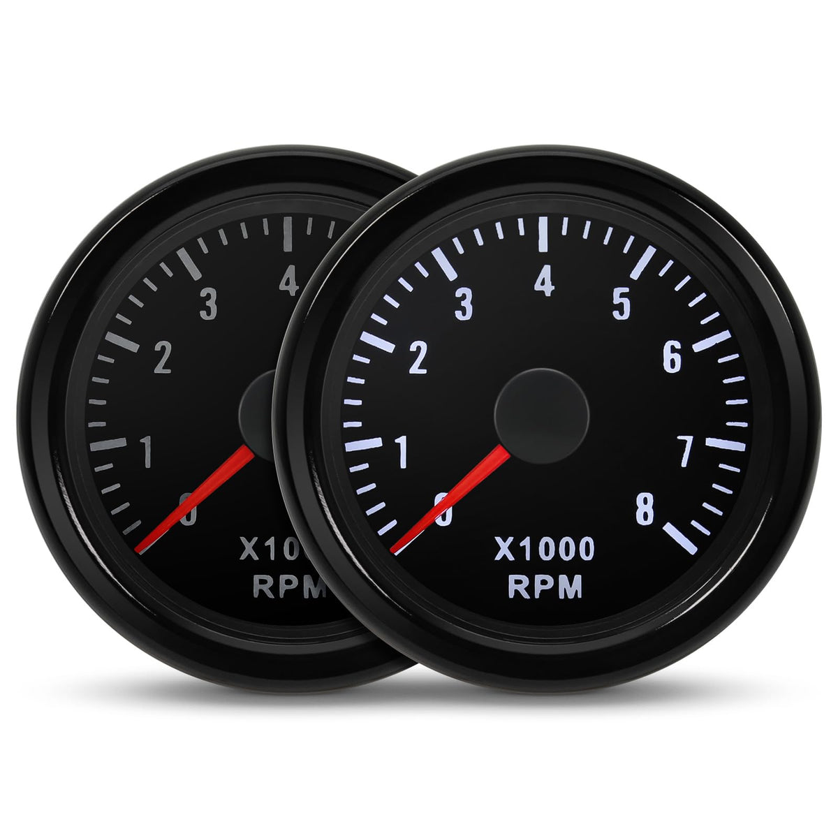 MAIMEIMI front face view showing clear 0–8000 RPM dial and LED backlight benefit