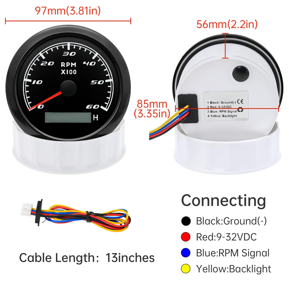 MAIMEIMI wiring harness and connections illustrating simple installation and secure electrical hookup