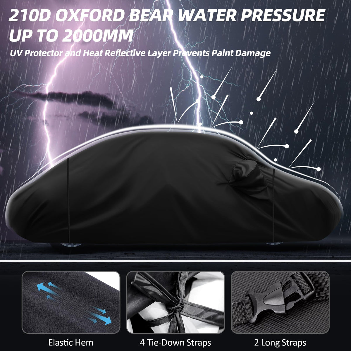 MAITUYU driver-side zipper access enabling quick entry without removing cover