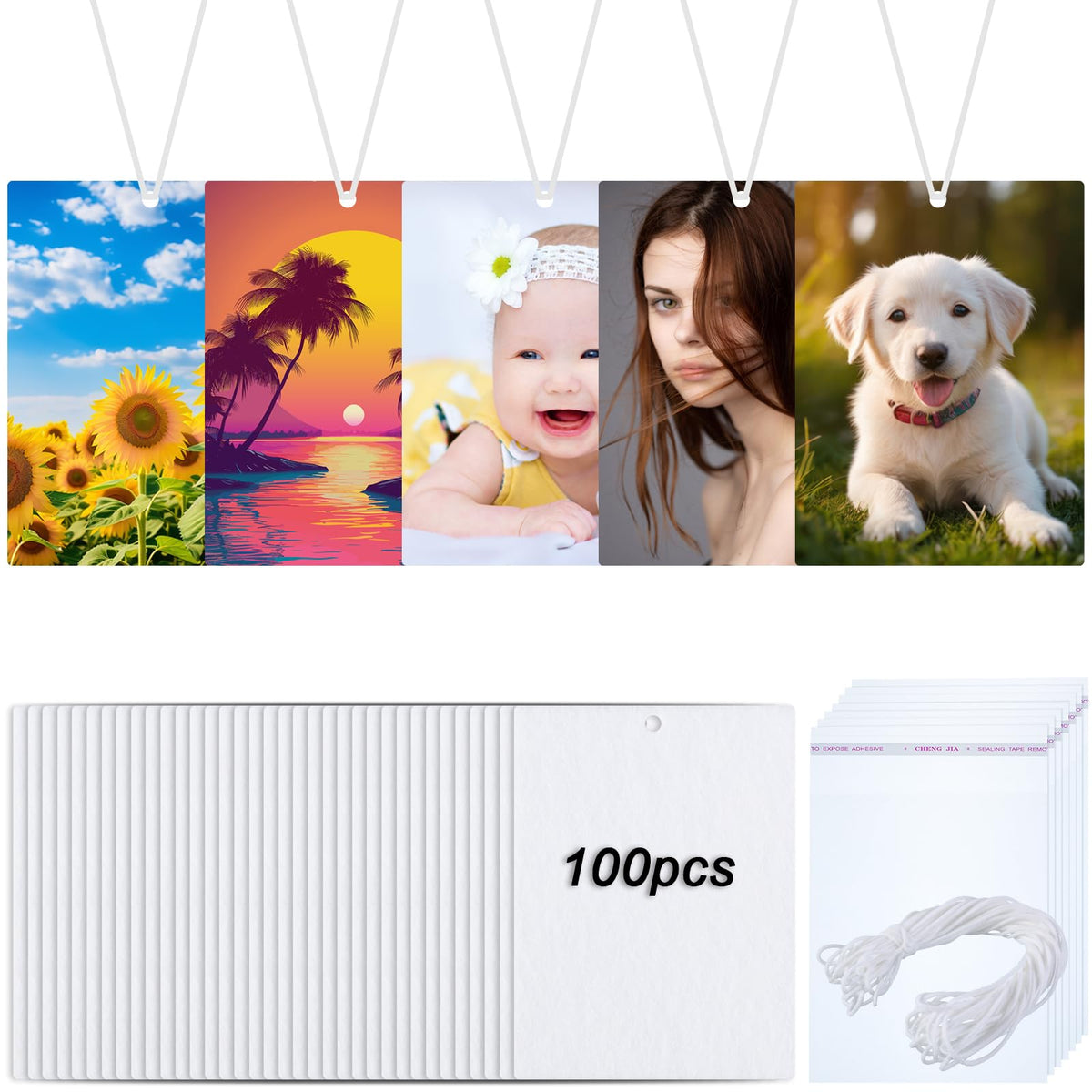 Maitys front view of packaged 100-piece set showing contents for quick start