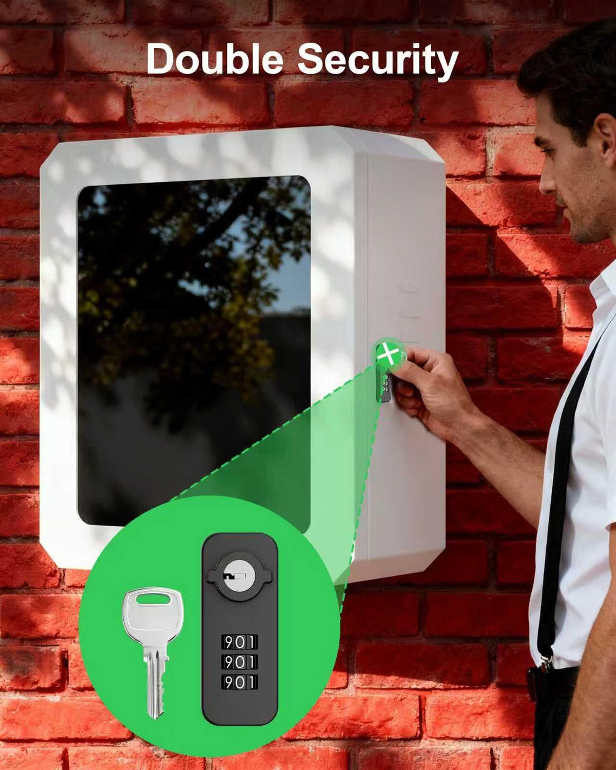 Maizengauto open box with Tesla charger installed showing secure storage advantage