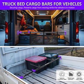 MAKA ZARION lifestyle scene in a van with camping gear organized benefiting easy access