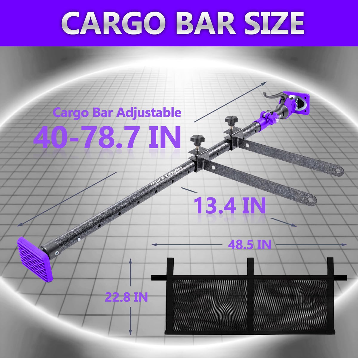MAKA ZARION high-density rubber foot detail showing extra grip for secure load retention