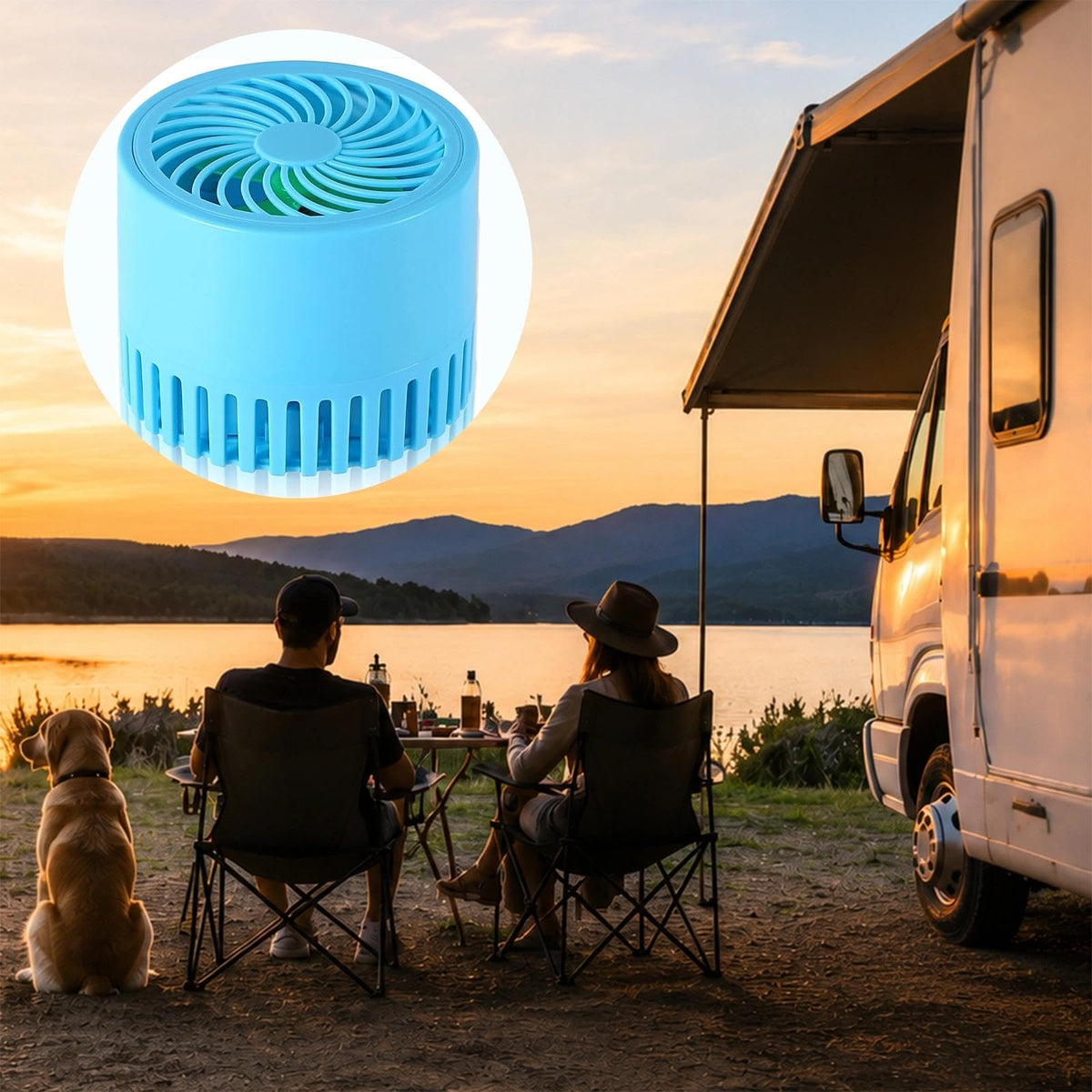 Makevivi installed near heat fins reducing ice buildup and improving efficiency