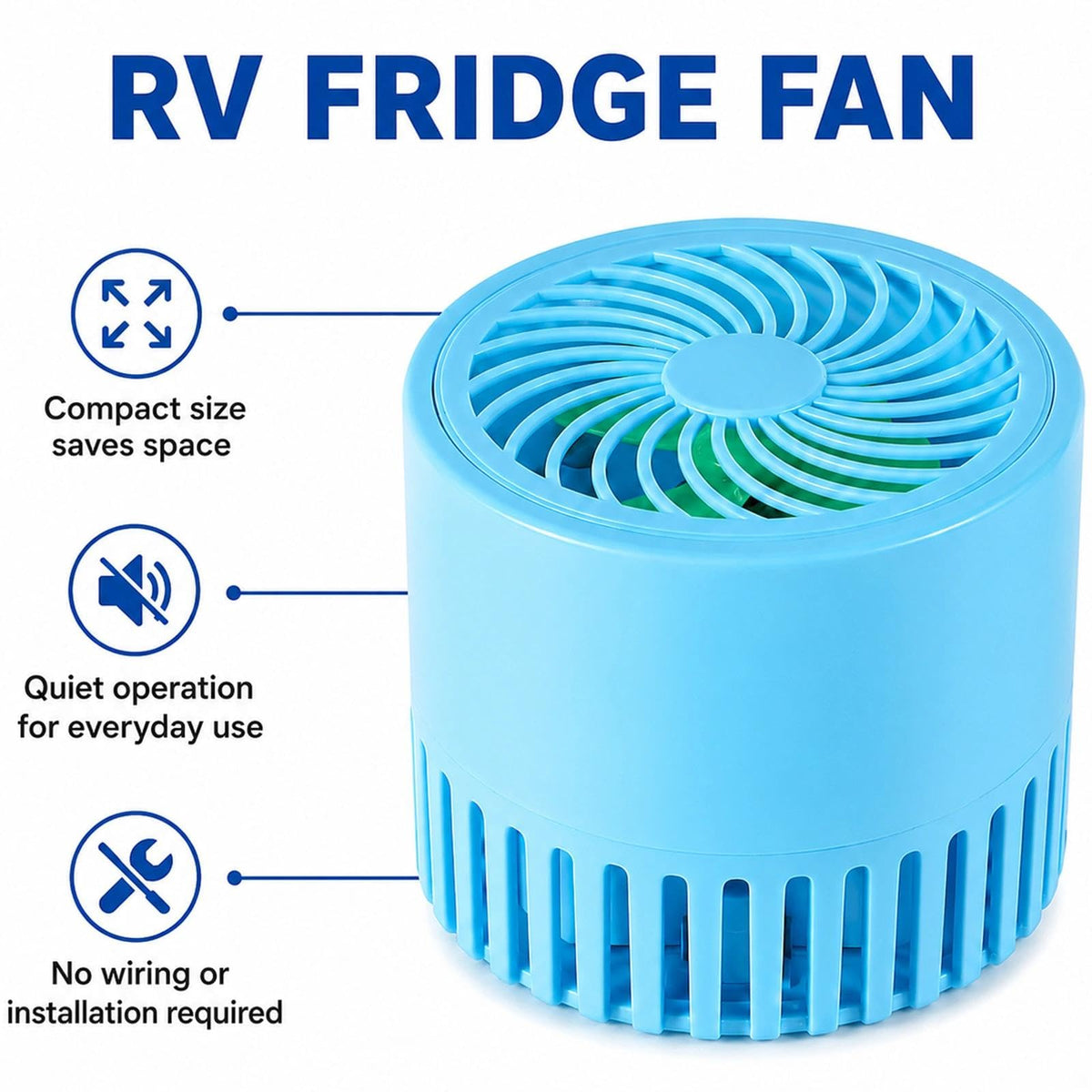 Makevivi side profile highlighting slim footprint that saves fridge storage space