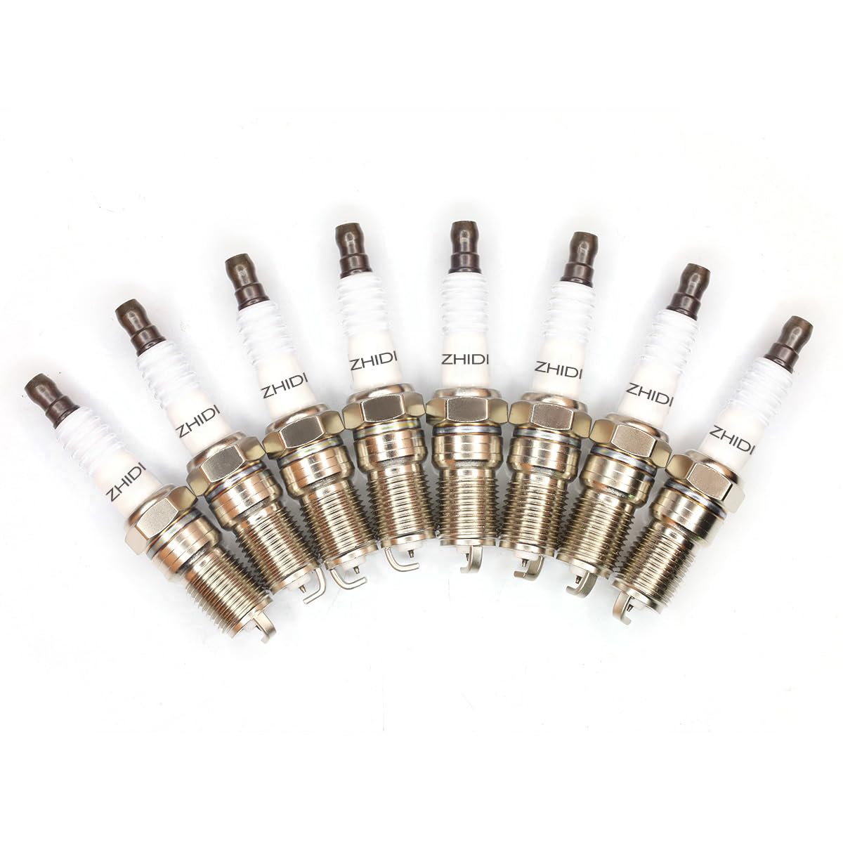 MAKUANG spark plug beside ruler illustrating correct size and fitment certainty