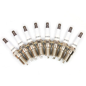 MAKUANG spark plug beside ruler illustrating correct size and fitment certainty