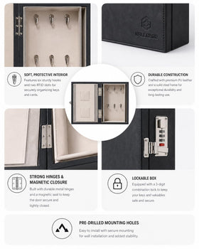 Malachor PU leather texture detail showing durable, scratch-resistant exterior