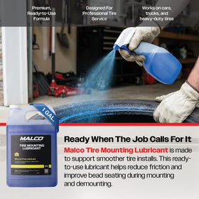 Malco aiding bead seating during tire inflation for a tighter seal