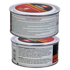 Malco blueberry paste wax opened to show creamy paste texture and consistency
