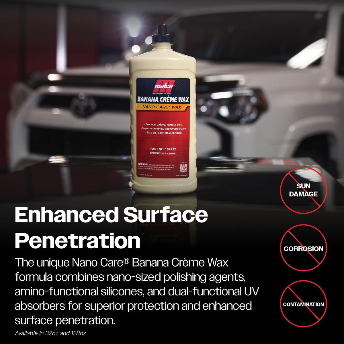 Malco product being applied to boat gelcoat showing UV protection and marine suitability
