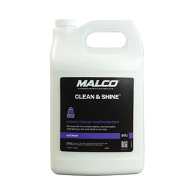 Malco bottle front label showing product name and satin-finish benefit