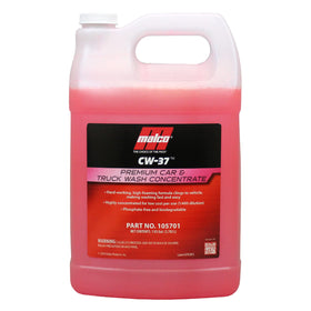 Malco CW-37 front label showing product name and gallon container benefit: clear identification